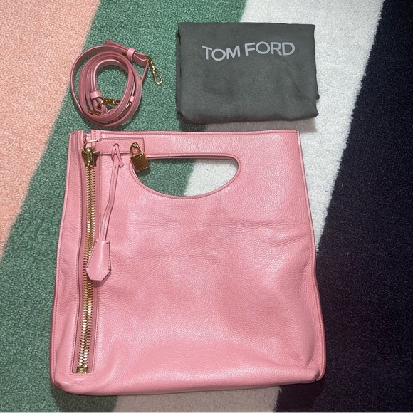 🔐 TOM FORD Alix Fold-Over Crossbody Convertible Clutch Bag - Picture 1 of 12